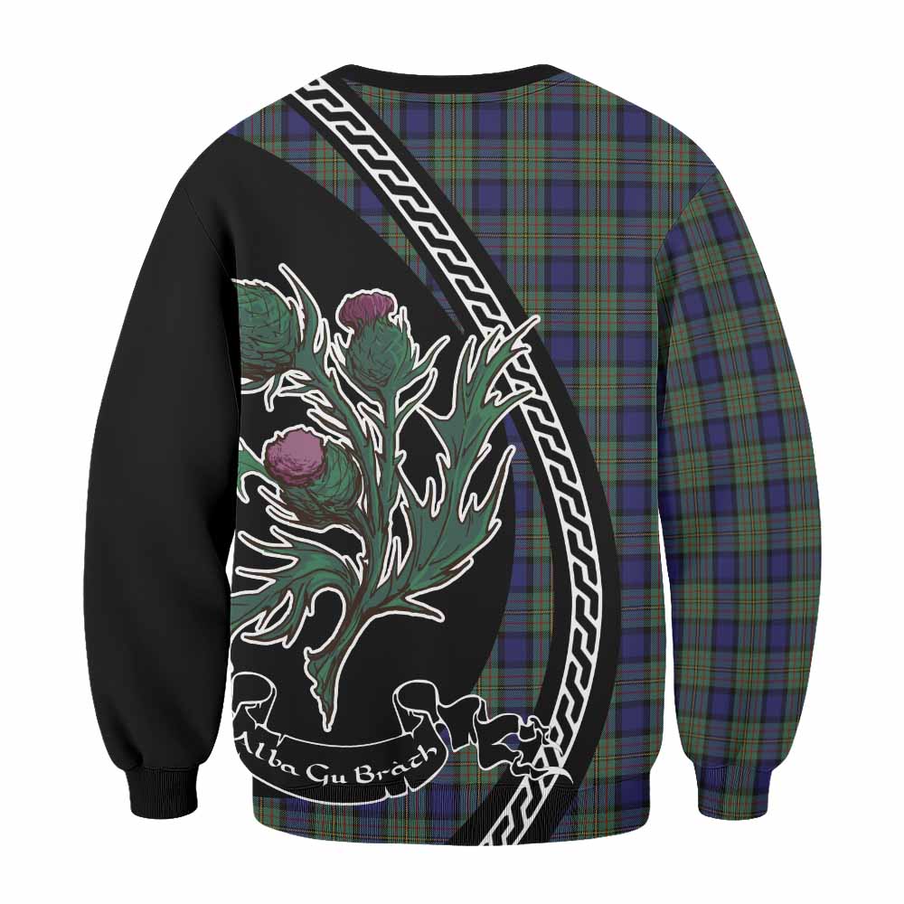 MacLaren (McLaren) Family Crest Tartan Sweatshirt Alba Thistle Inspired - Tartan Vibes Clothing