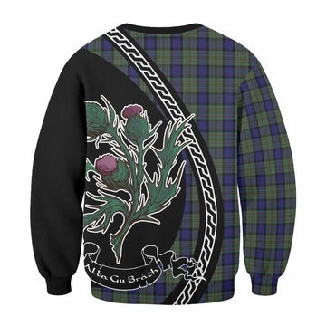 MacLaren (McLaren) Family Crest Tartan Sweatshirt Alba Thistle Inspired