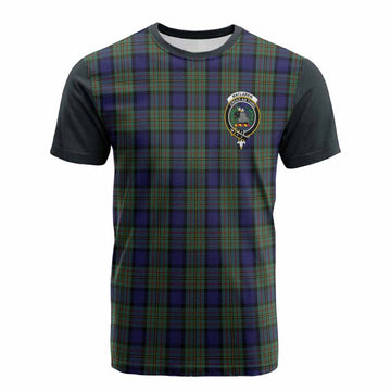 MacLaren (McLaren) Tartan Accent Cotton T-shirt with Family Crest
