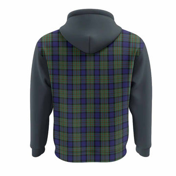 MacLaren (McLaren) Tartan Accent Hoodie with Family Crest