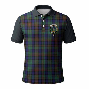 MacLaren (McLaren) Tartan Accent Polo Shirt with Family Crest