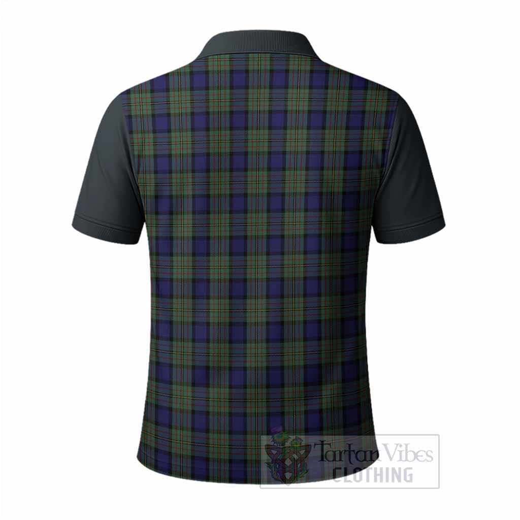 MacLaren (McLaren) Tartan Accent Polo Shirt with Family Crest