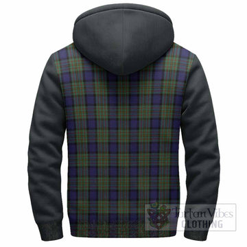 MacLaren (McLaren) Tartan Accent Sherpa Hoodie with Family Crest