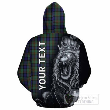 MacLaren (McLaren) Tartan Cotton Hoodie Roaring Lion Heritage