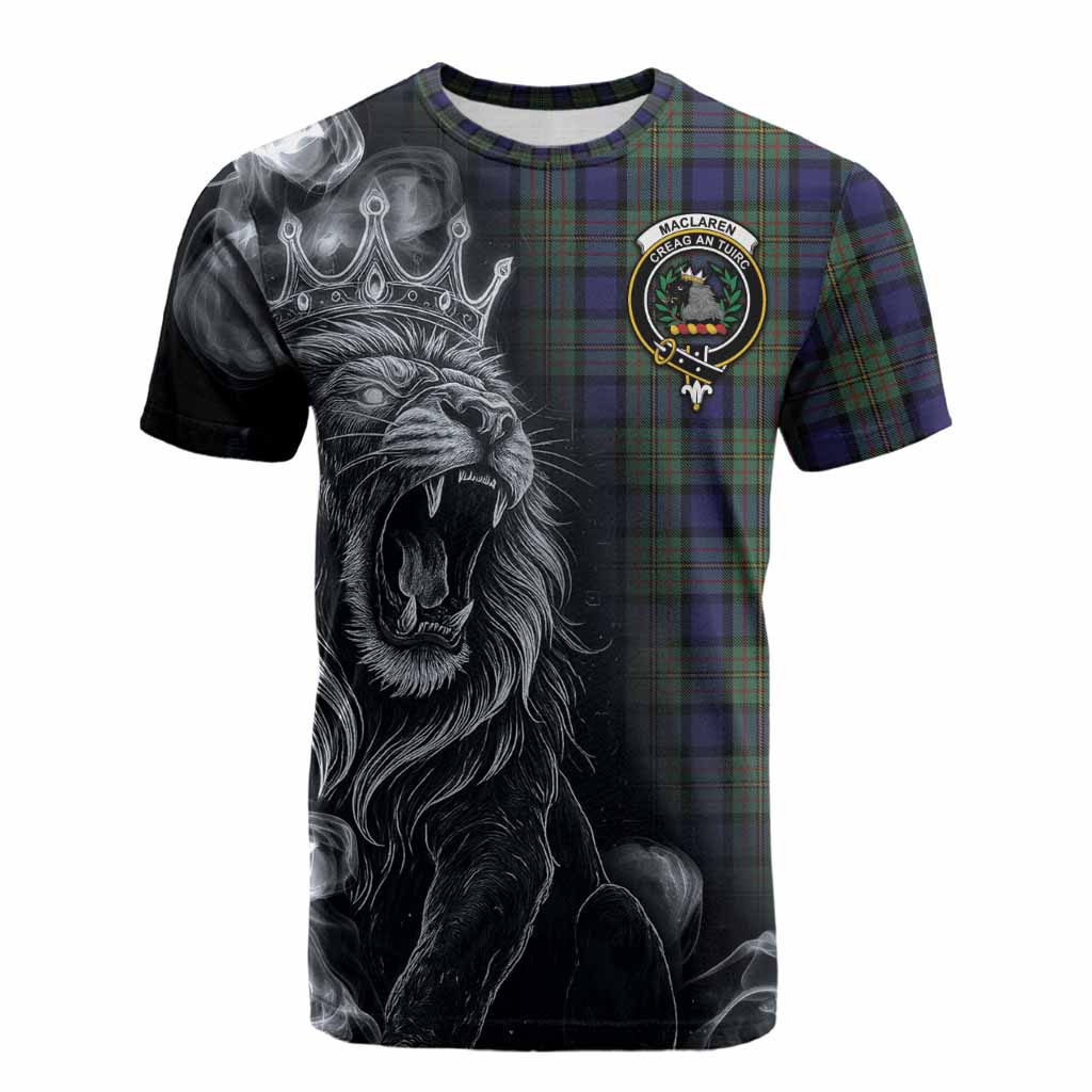 MacLaren (McLaren) Tartan Cotton T-shirt Roaring Lion Heritage