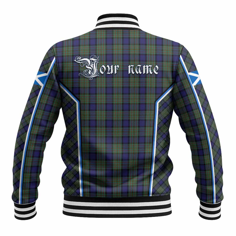 MacLaren (McLaren) Tartan Crest Baseball Jacket Scotland Coat of Arm Flag Style - Tartan Vibes Clothing