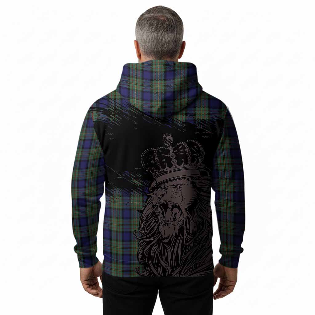 MacLaren (McLaren) Tartan Crest Hoodie Crowned Lion Heritage Style