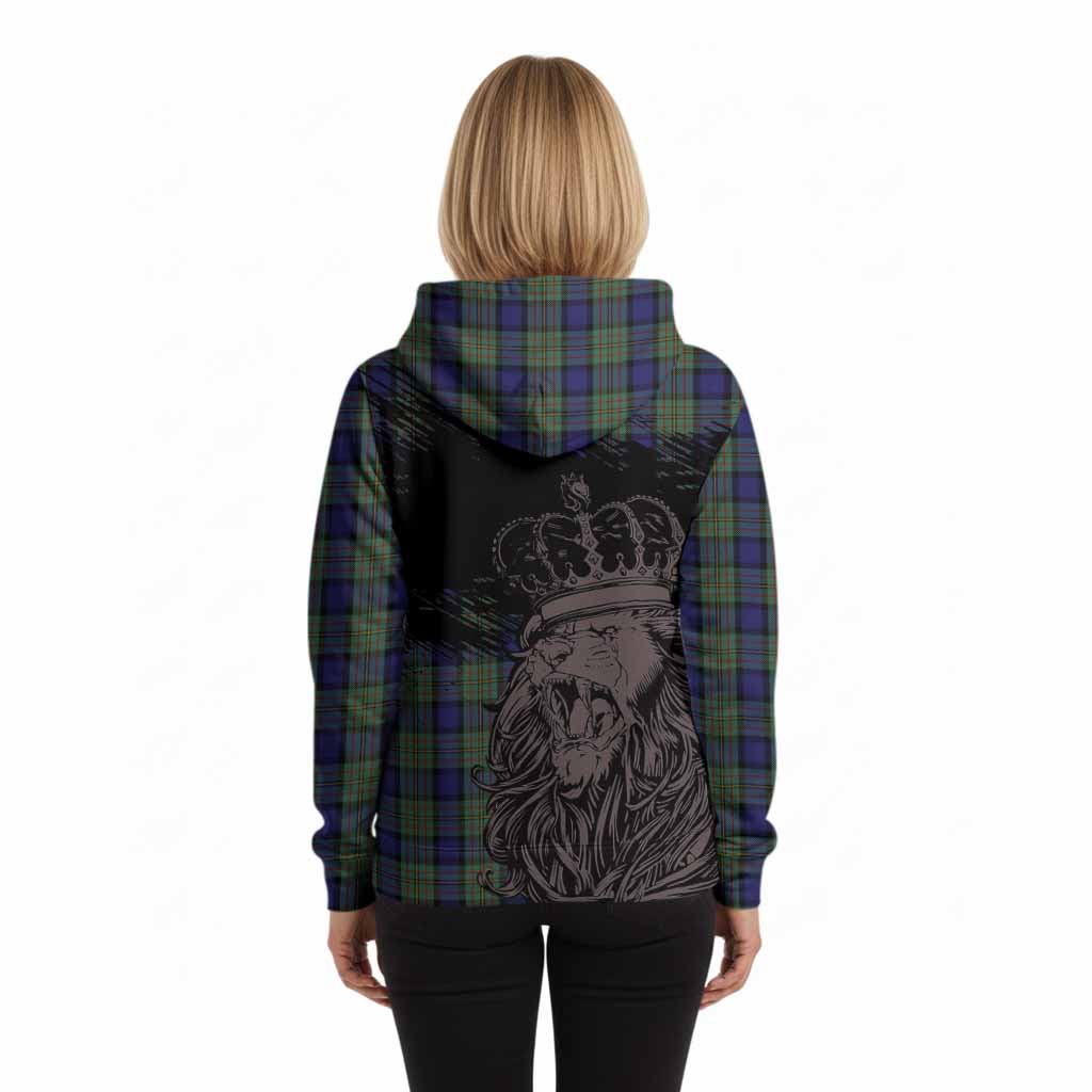 MacLaren (McLaren) Tartan Crest Hoodie Crowned Lion Heritage Style