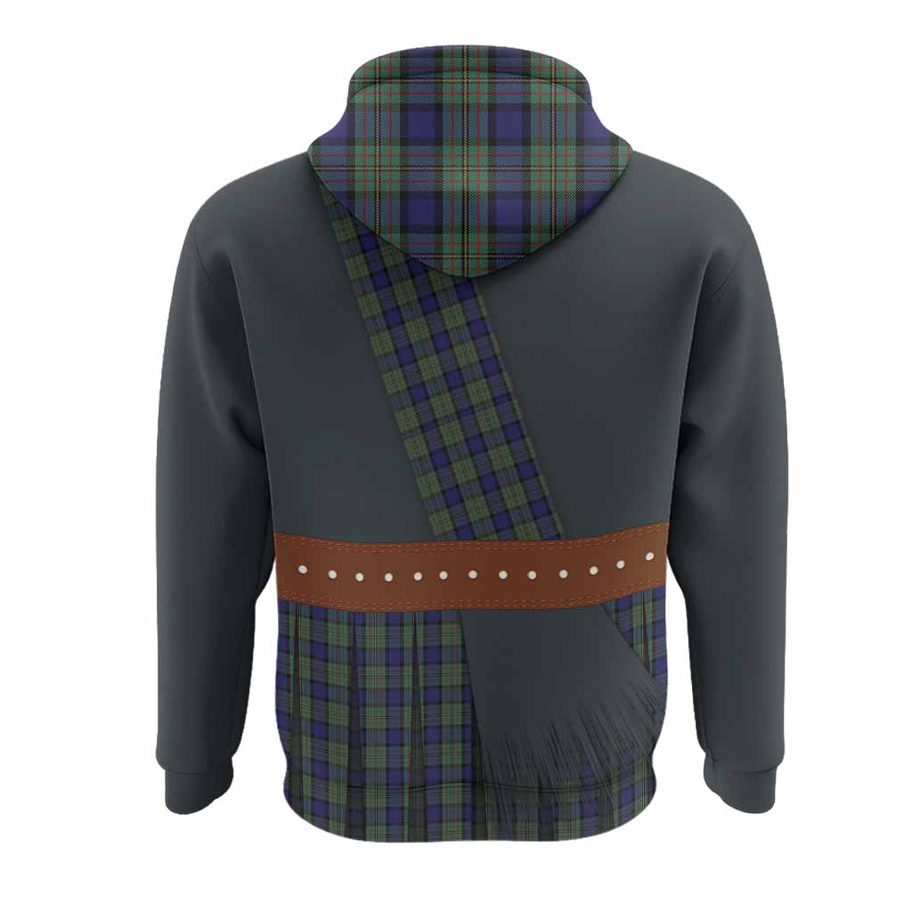 MacLaren (McLaren) Tartan Crest Hoodie Kilt Costume Style