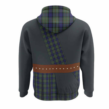 MacLaren (McLaren) Tartan Crest Hoodie Kilt Costume Style