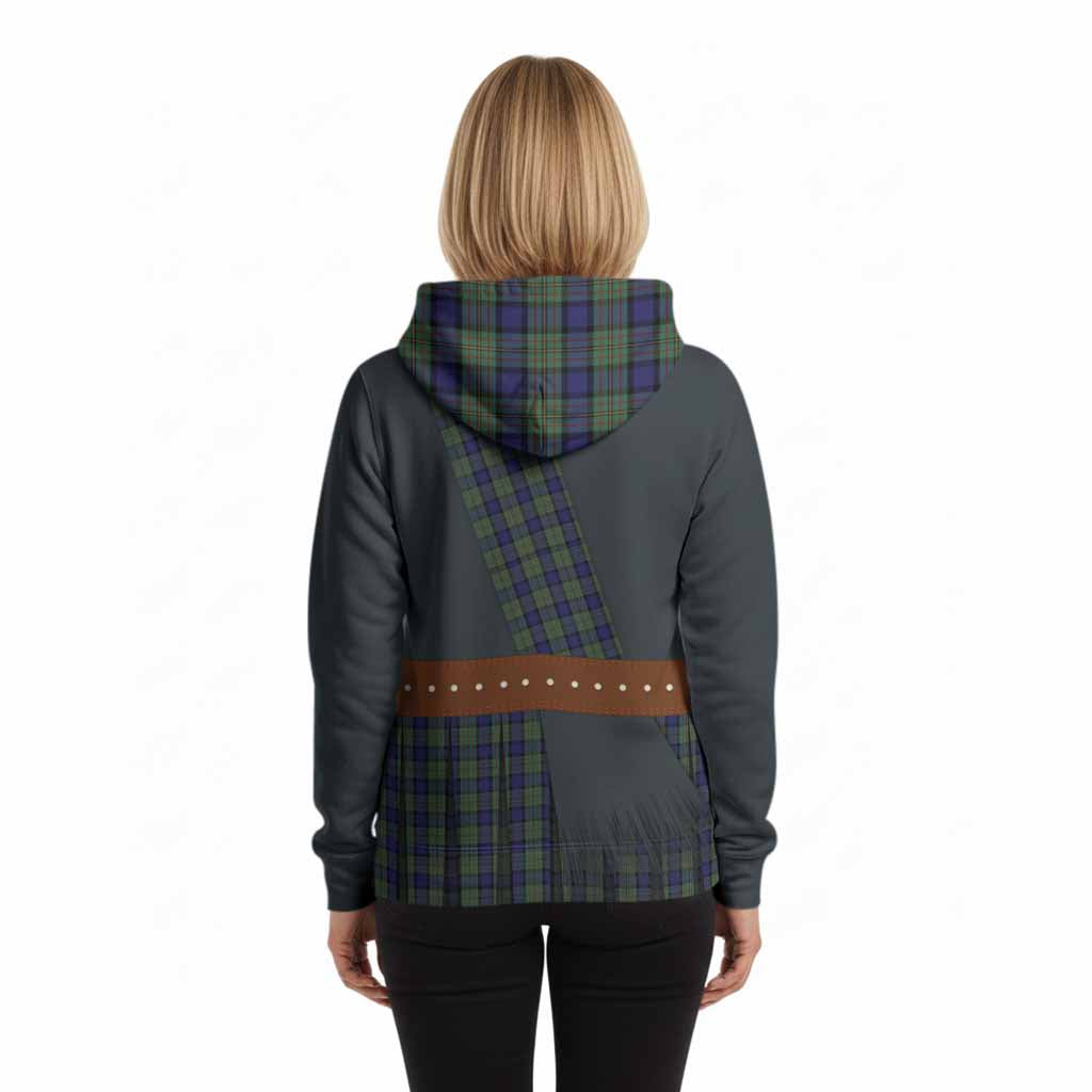 MacLaren (McLaren) Tartan Crest Hoodie Kilt Costume Style