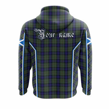 MacLaren (McLaren) Tartan Crest Hoodie Scotland Coat of Arm Flag Style