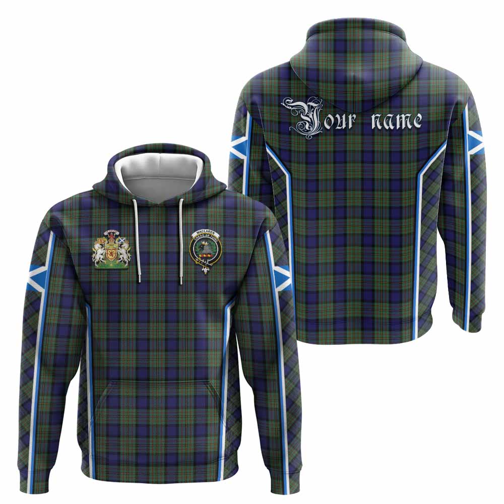 MacLaren (McLaren) Tartan Crest Hoodie Scotland Coat of Arm Flag Style - Tartan Vibes Clothing