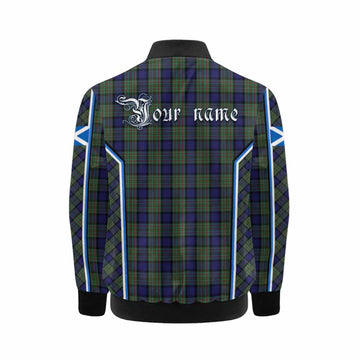 MacLaren (McLaren) Tartan Crest Kid Bomber Jacket Scotland Coat of Arm Flag Style - Tartan Vibes Clothing