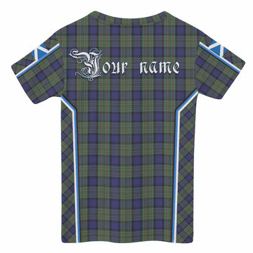 MacLaren (McLaren) Tartan Crest Kid T-shirt Scotland Coat of Arm Flag Style - Tartan Vibes Clothing