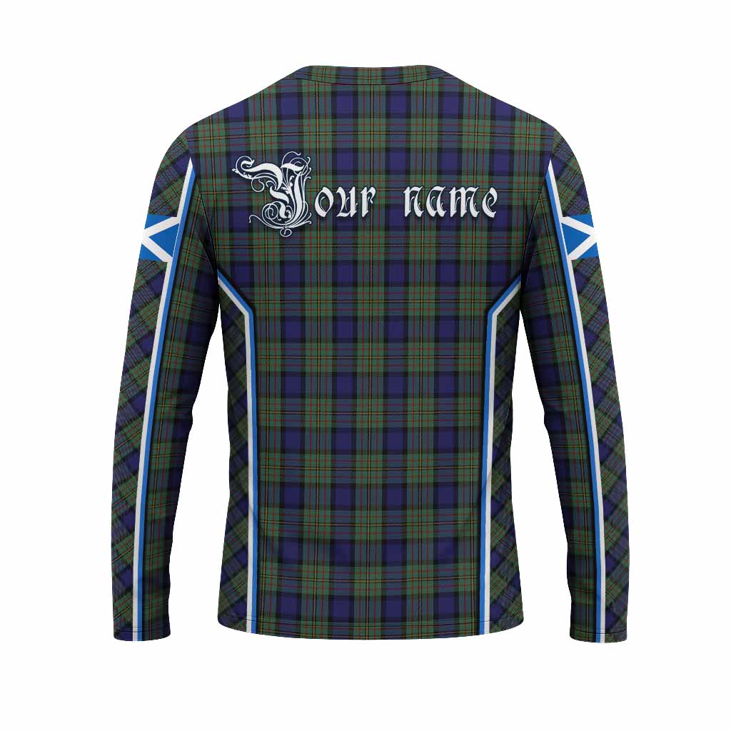 MacLaren (McLaren) Tartan Crest Long Sleeve T-Shirt Scotland Coat of Arm Flag Style - Tartan Vibes Clothing