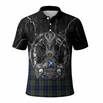 MacLaren (McLaren) Tartan Crest Polo Shirt Celtic Odin's Raven Legacy