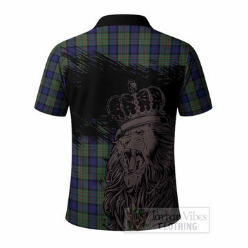 MacLaren (McLaren) Tartan Crest Polo Shirt Crowned Lion Heritage Style