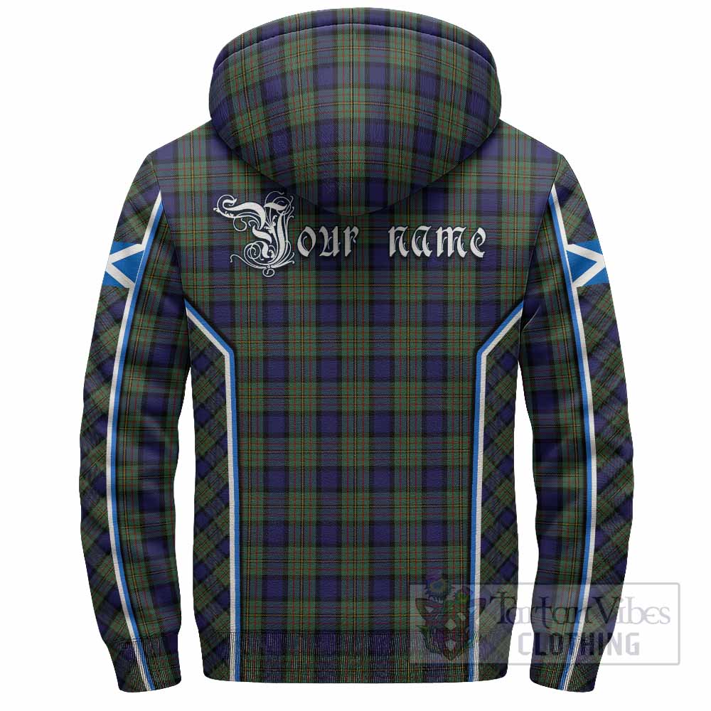 MacLaren (McLaren) Tartan Crest Sherpa Hoodie Scotland Coat of Arm Flag Style - Tartan Vibes Clothing