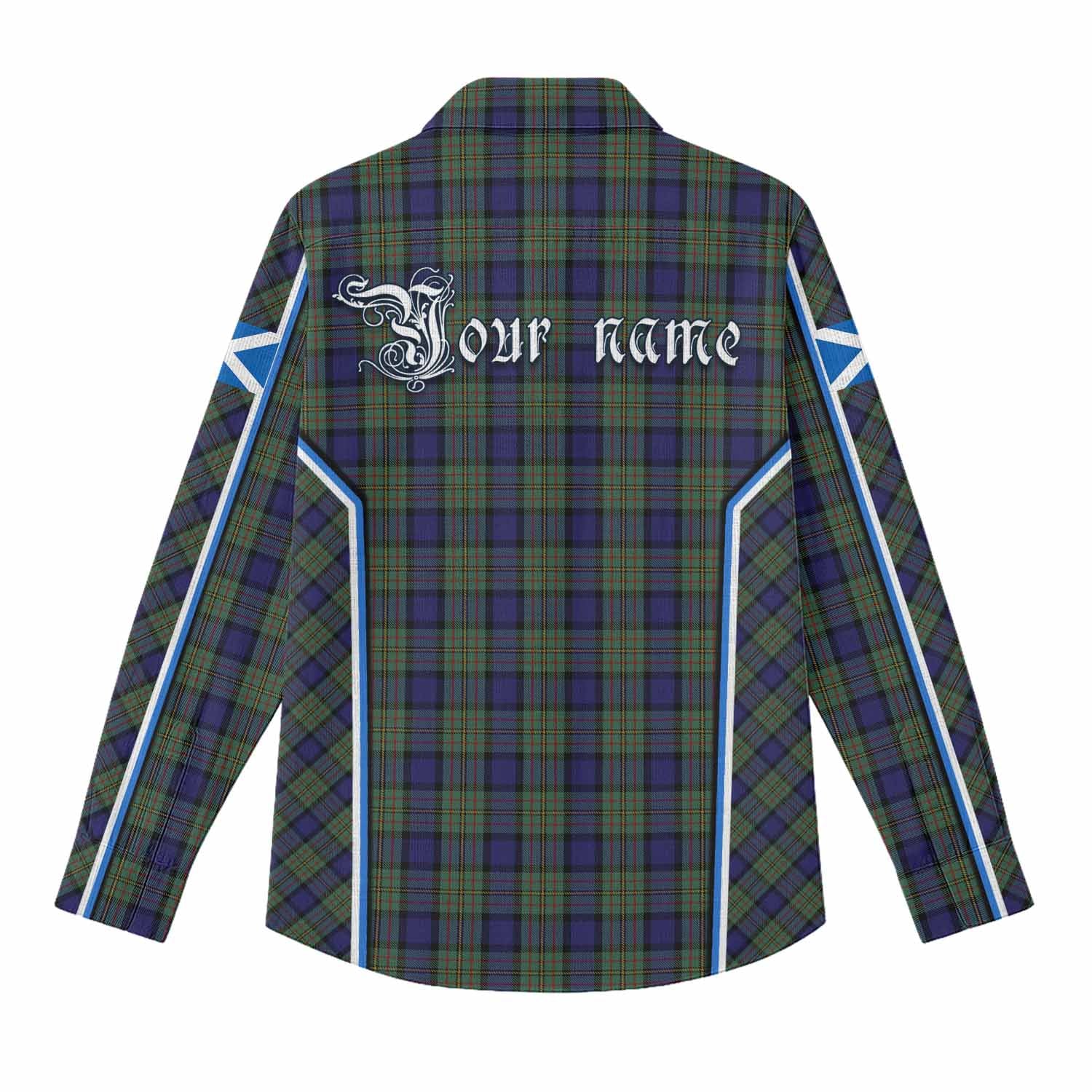 MacLaren (McLaren) Tartan Crest Women Casual Shirt Scotland Coat of Arm Flag Style - Tartan Vibes Clothing