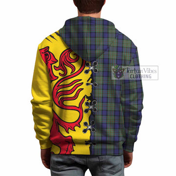 MacLaren (McLaren) Tartan Family Crest Hoodie Lion Rampant Honor