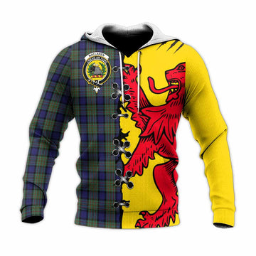 MacLaren (McLaren) Tartan Family Crest Knitted Hoodie Lion Rampant Honor - Tartan Vibes Clothing