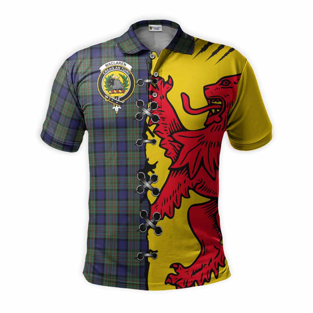 MacLaren (McLaren) Tartan Family Crest Polo Shirt Lion Rampant Honor - Tartan Vibes Clothing