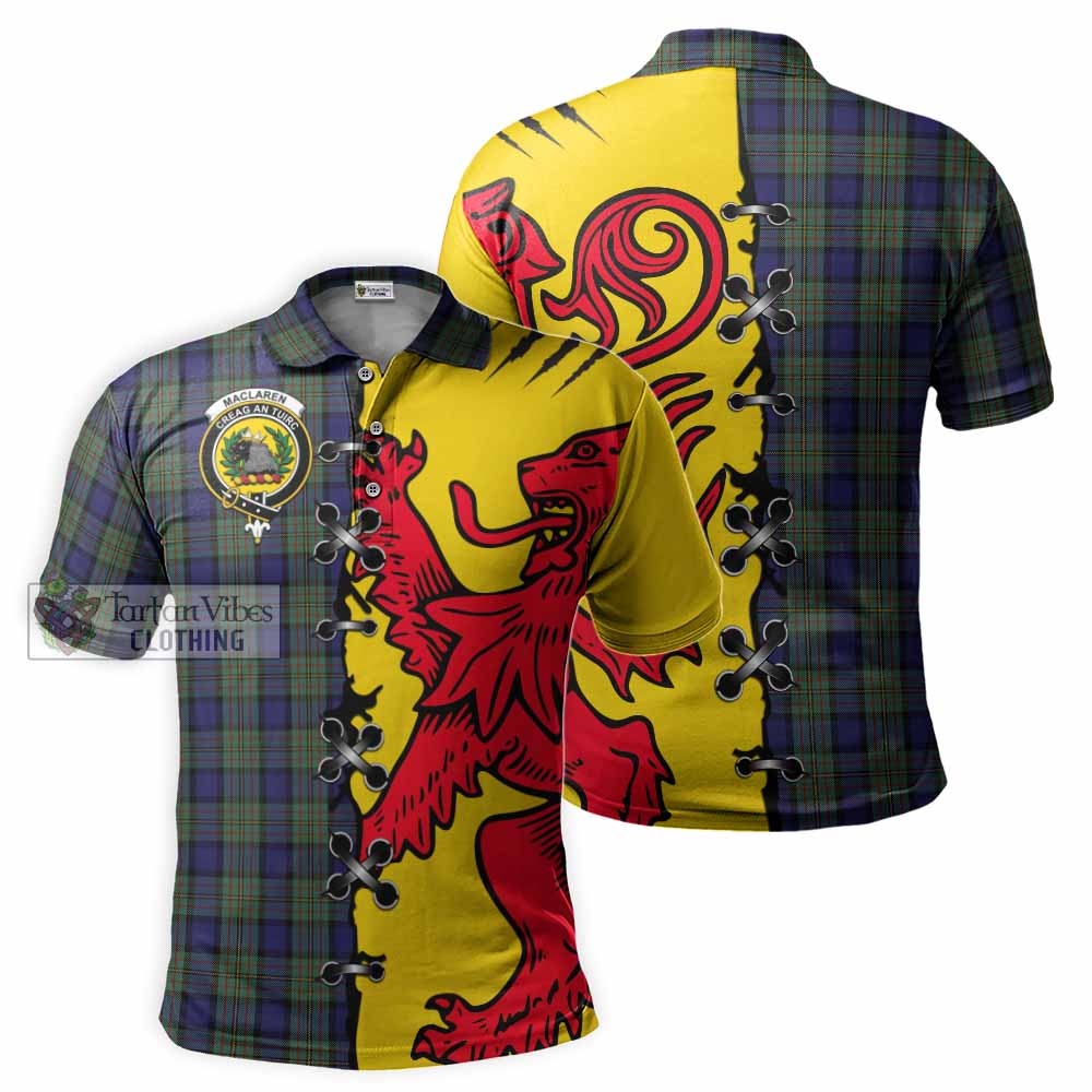 MacLaren (McLaren) Tartan Family Crest Polo Shirt Lion Rampant Honor - Tartan Vibes Clothing
