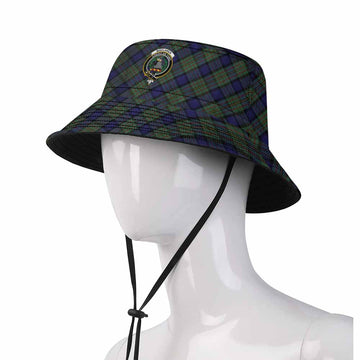 MacLaren (McLaren) Tartan Fishing Hat with Family Crest