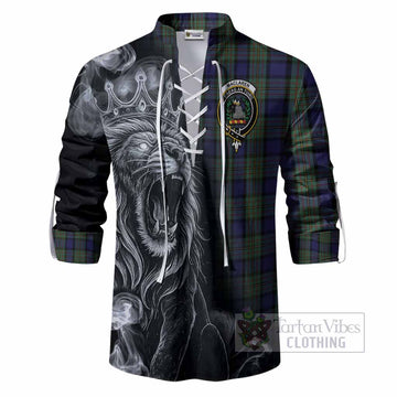 MacLaren (McLaren) Tartan Ghillie Shirt Roaring Lion Heritage