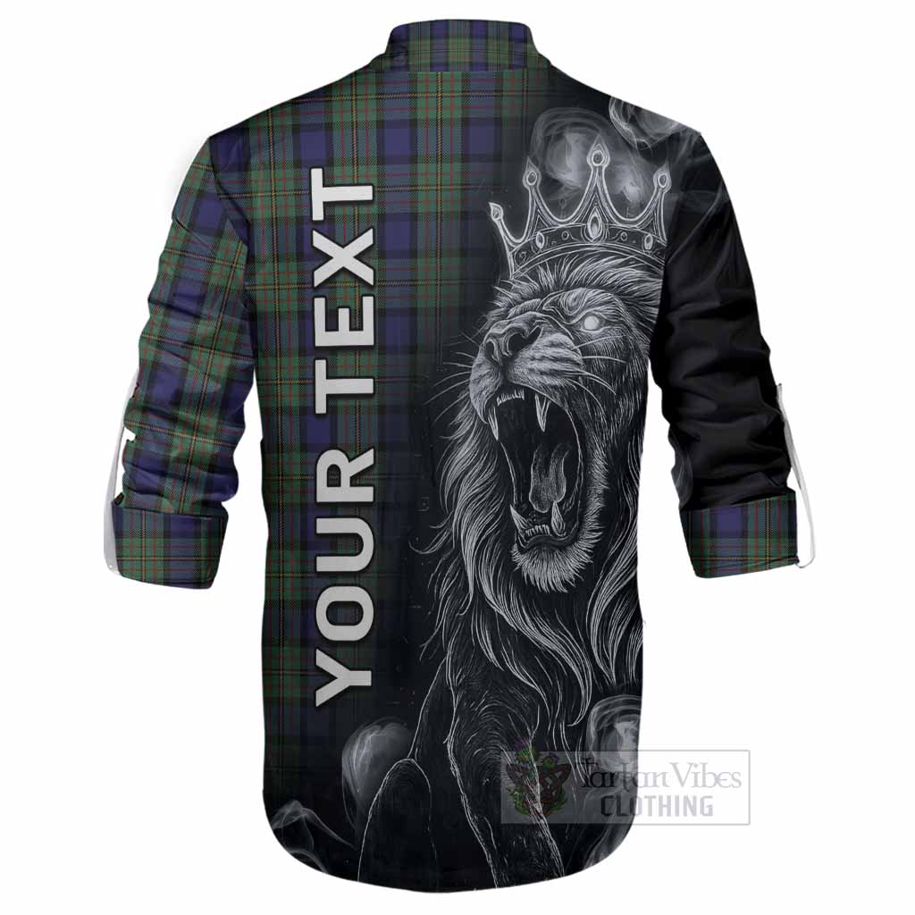 MacLaren (McLaren) Tartan Ghillie Shirt Roaring Lion Heritage