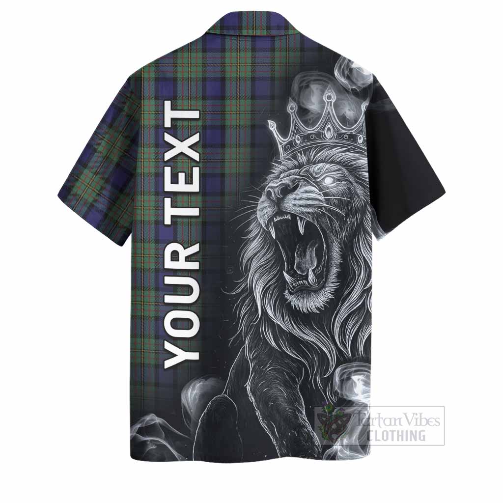 MacLaren (McLaren) Tartan Hawaiian Shirt Roaring Lion Heritage