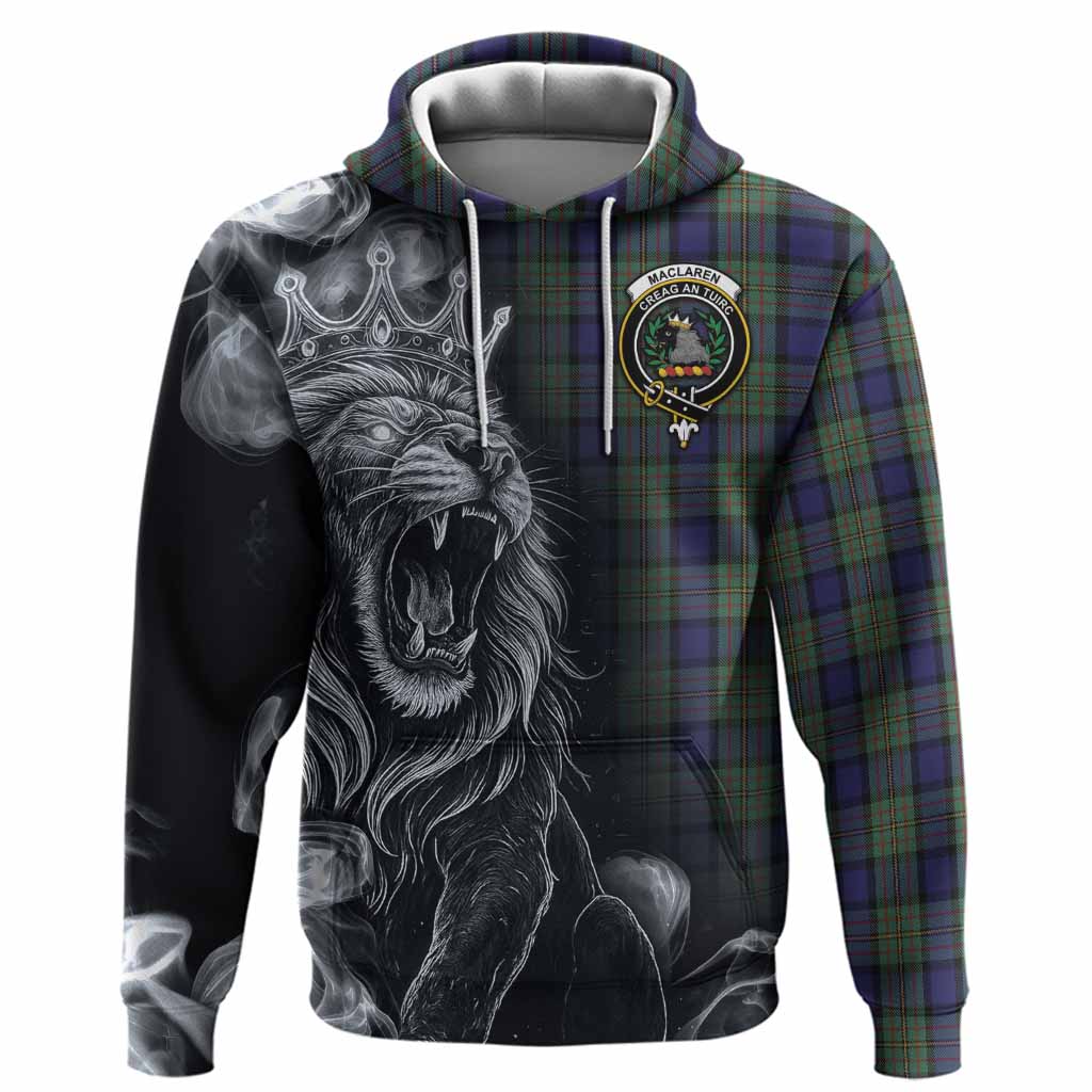 MacLaren (McLaren) Tartan Hoodie Roaring Lion Heritage