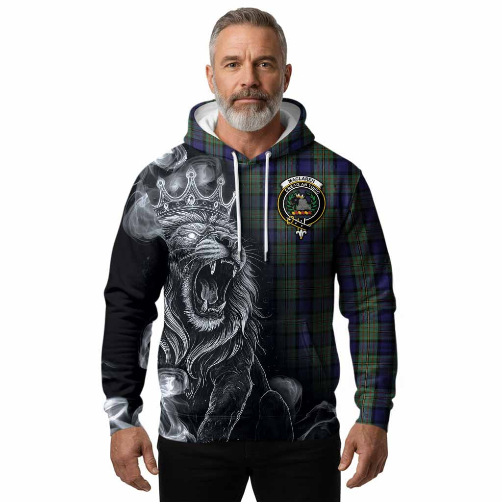 MacLaren (McLaren) Tartan Hoodie Roaring Lion Heritage