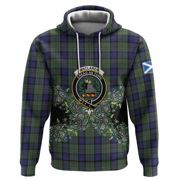 MacLaren (McLaren) Tartan Hoodie Thistle Scottish Spirit