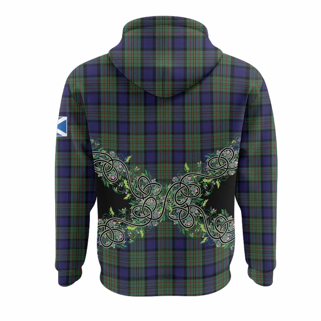 MacLaren (McLaren) Tartan Hoodie Thistle Scottish Spirit