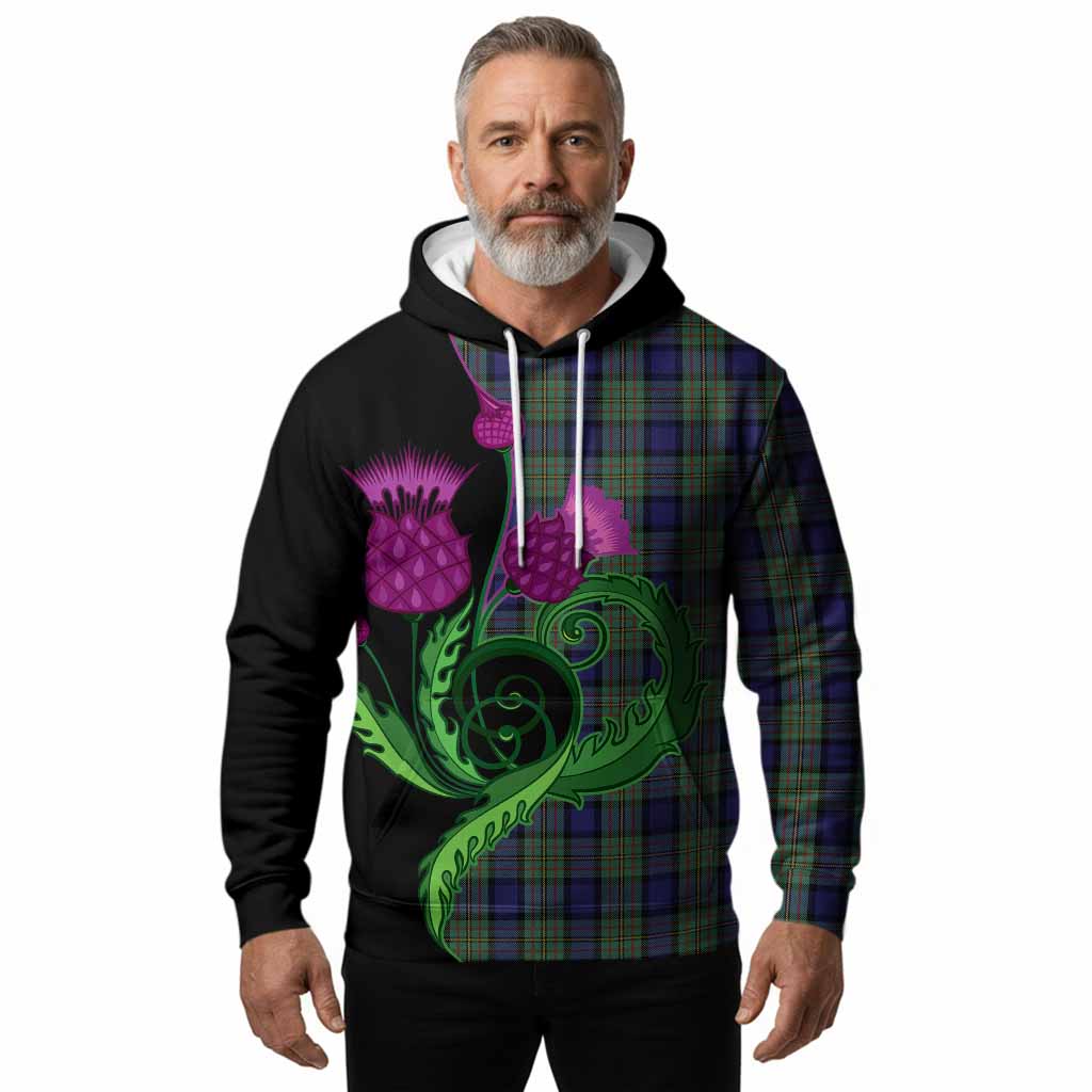 MacLaren (McLaren) Tartan Hoodie Traditional Scottish Thistle