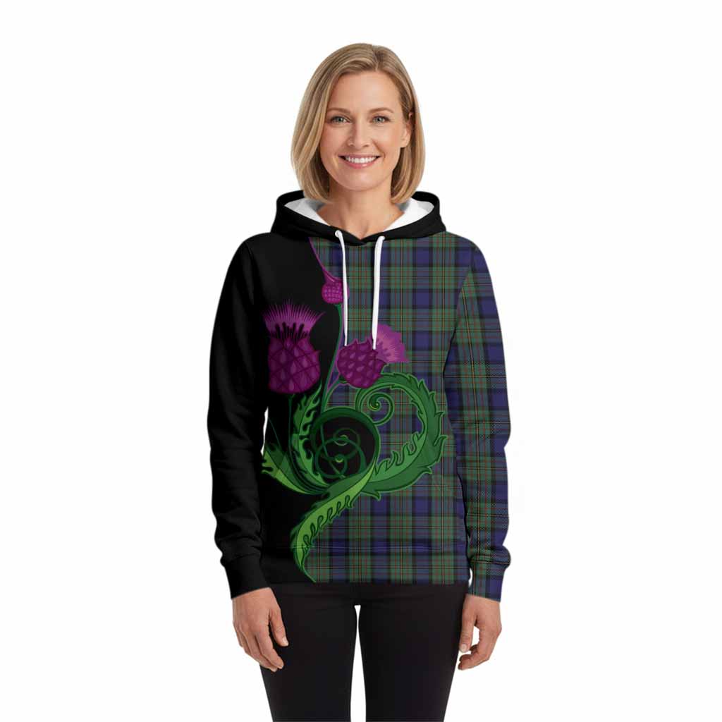 MacLaren (McLaren) Tartan Hoodie Traditional Scottish Thistle