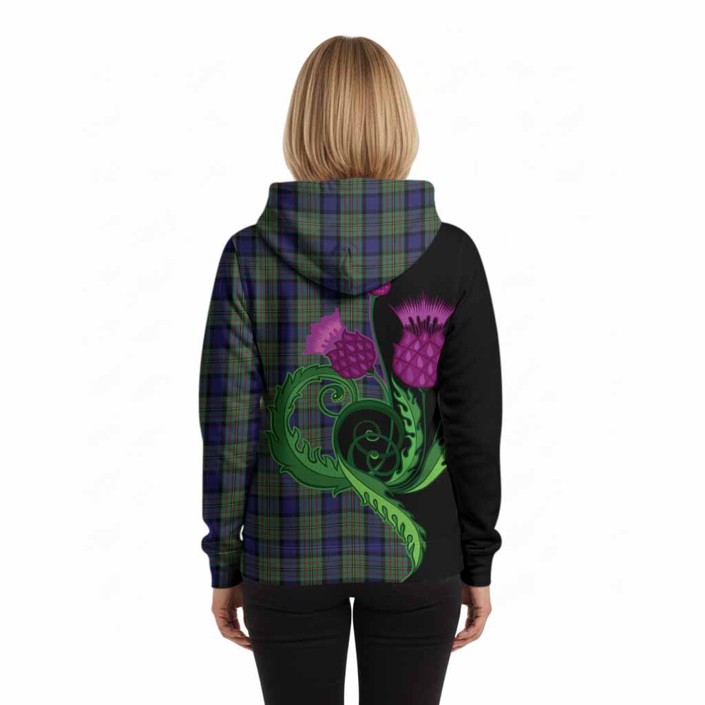 MacLaren (McLaren) Tartan Hoodie Traditional Scottish Thistle