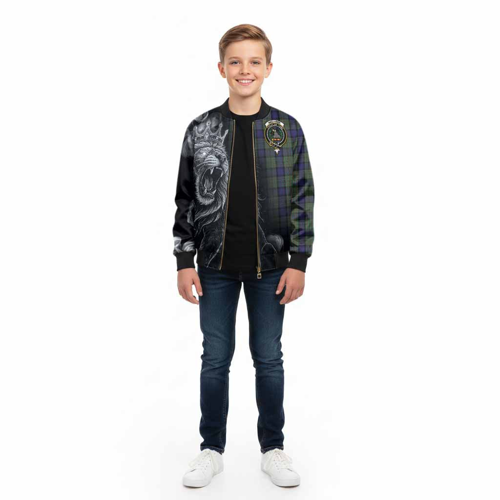 MacLaren (McLaren) Tartan Kid Bomber Jacket Roaring Lion Heritage