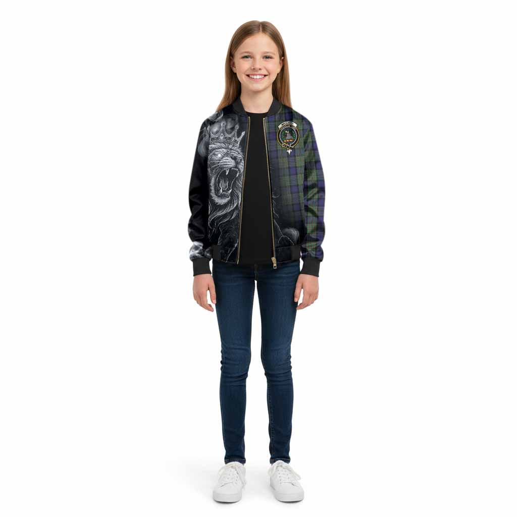 MacLaren (McLaren) Tartan Kid Bomber Jacket Roaring Lion Heritage