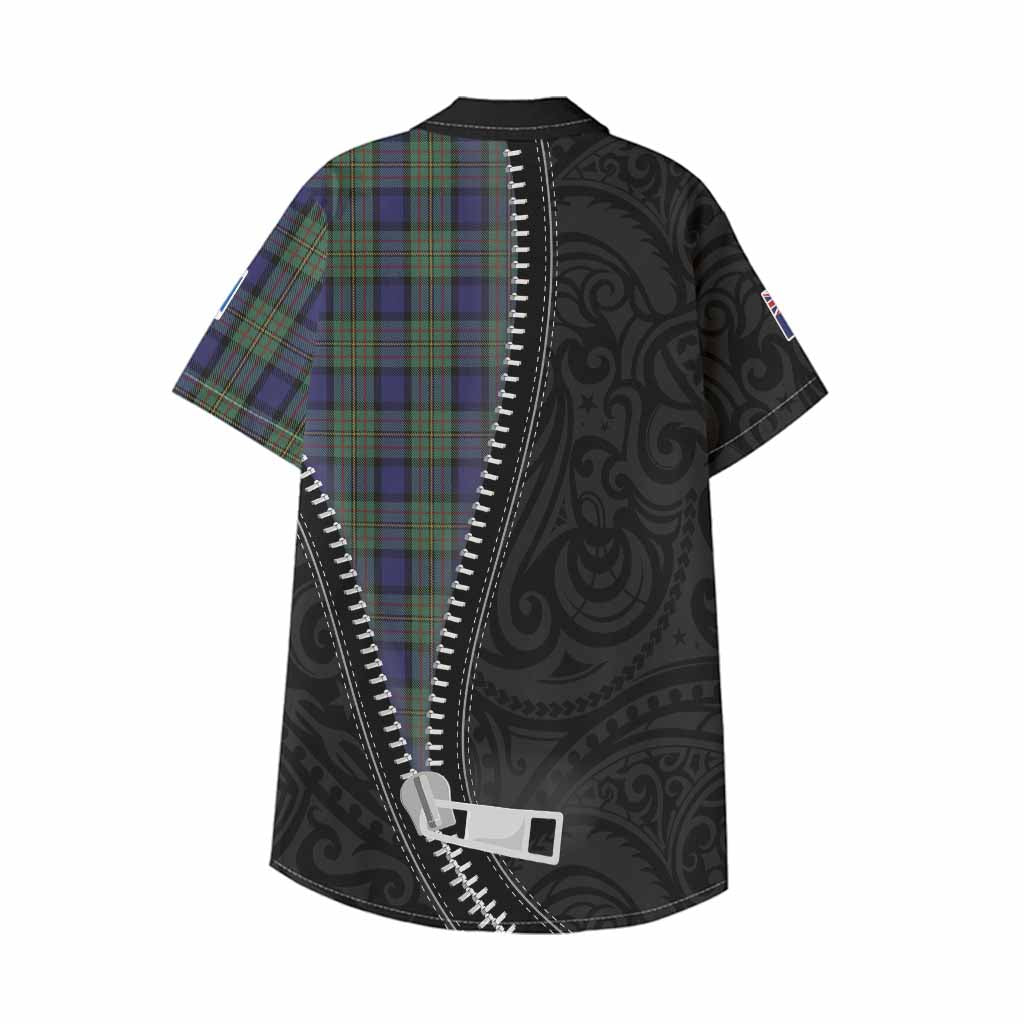 MacLaren (McLaren) Tartan Kid Hawaiian Shirt New Zealand Pattern Unique Zipper Stylized