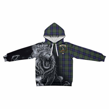 MacLaren (McLaren) Tartan Kid Hoodie Roaring Lion Heritage
