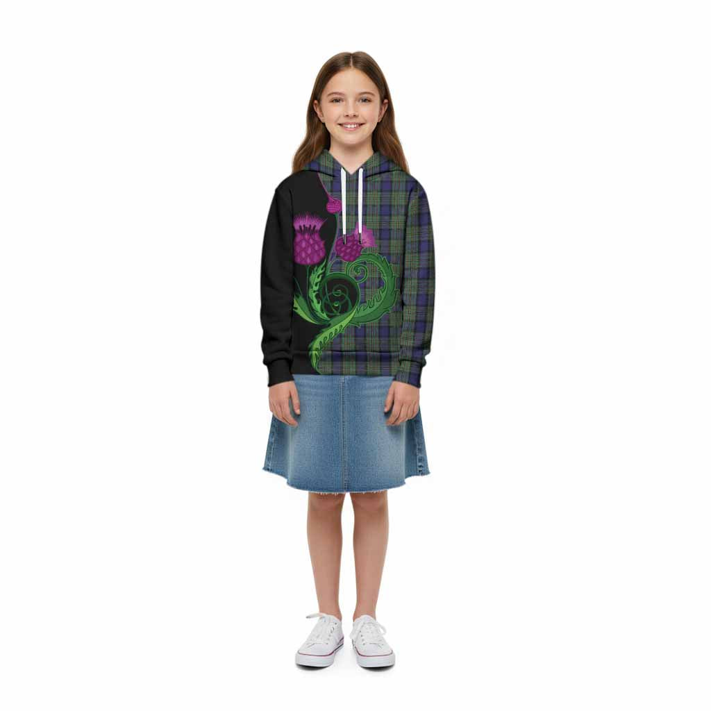 MacLaren (McLaren) Tartan Kid Hoodie Traditional Scottish Thistle