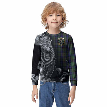 MacLaren (McLaren) Tartan Kid Knitted Sweatshirt Roaring Lion Heritage