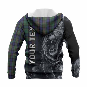 MacLaren (McLaren) Tartan Knitted Hoodie Roaring Lion Heritage