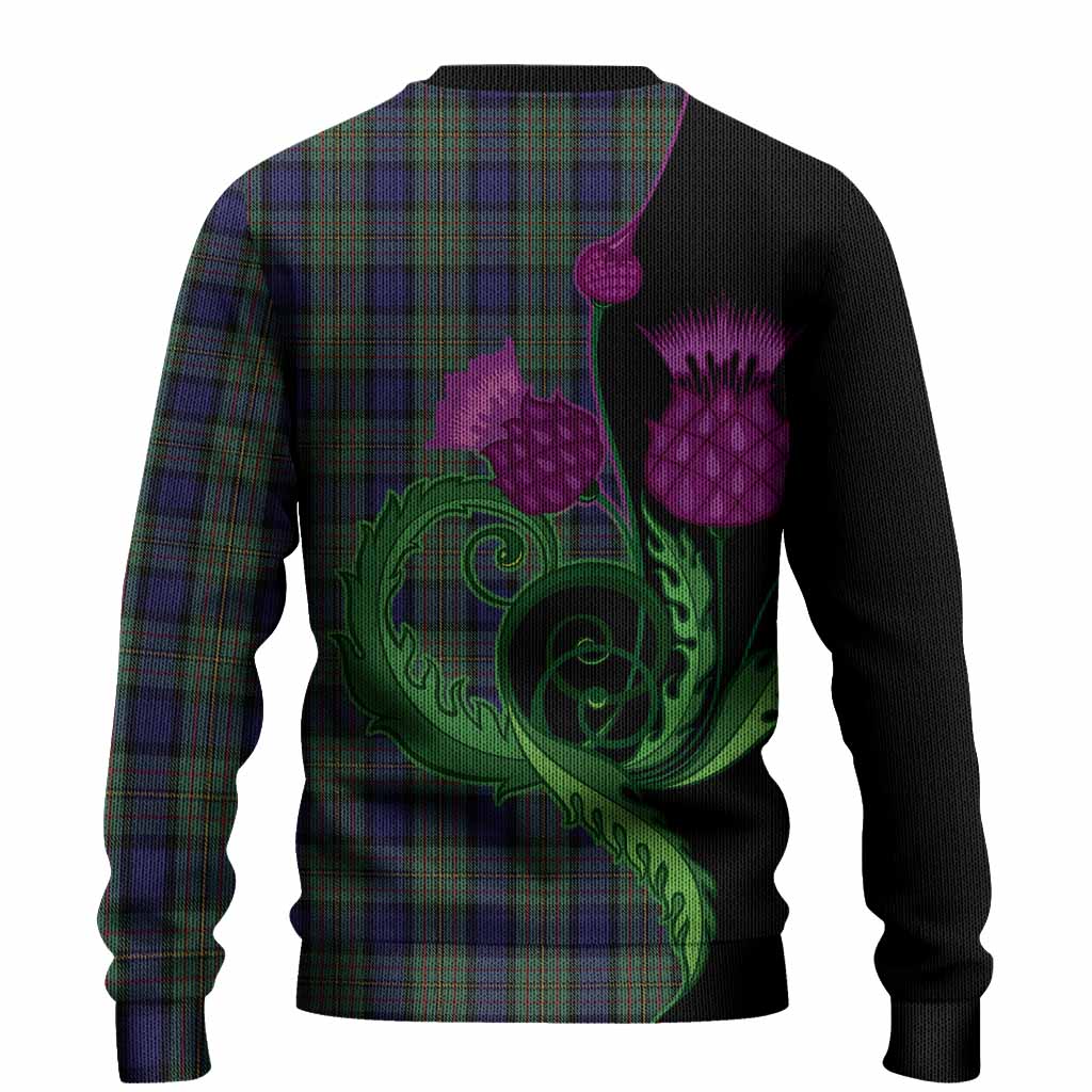 MacLaren (McLaren) Tartan Knitted Sweater Traditional Scottish Thistle
