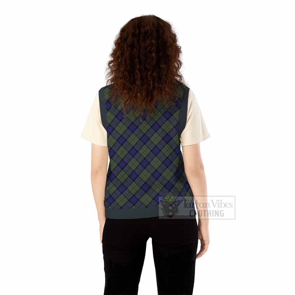 MacLaren (McLaren) Tartan  Knitted V-Neck Vest Cross Style