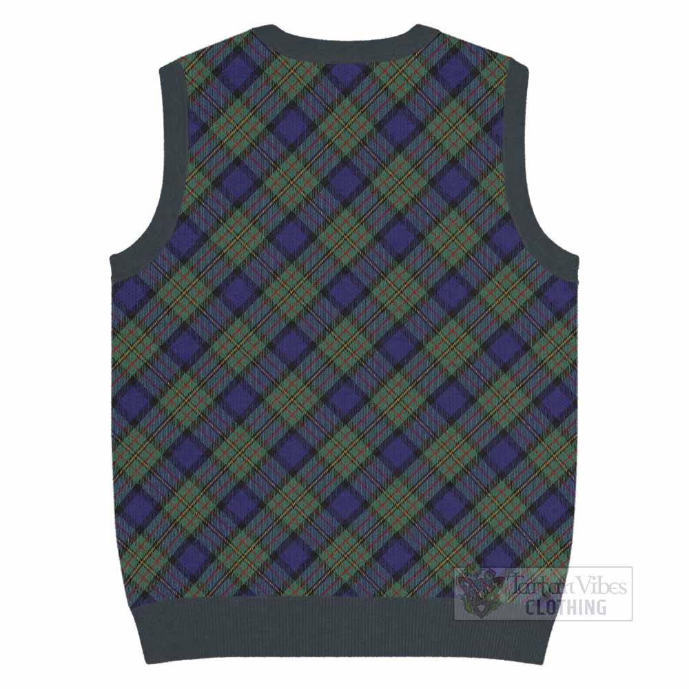MacLaren (McLaren) Tartan  Knitted V-Neck Vest Cross Style
