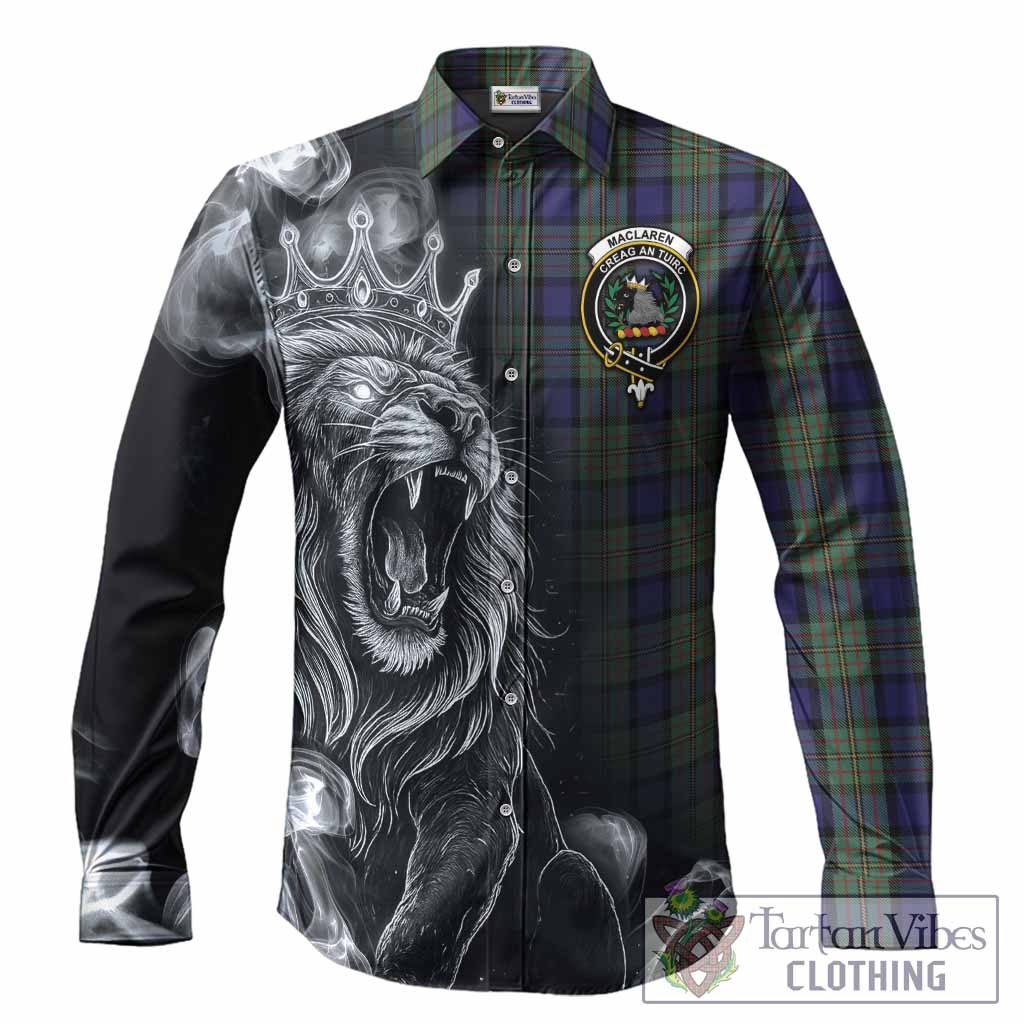 MacLaren (McLaren) Tartan Long Sleeve Button Shirts Roaring Lion Heritage